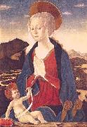 Alesso Baldovinetti Madonna and Child oil